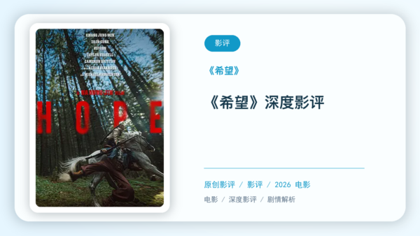 《希望》深度影评【中文字幕】